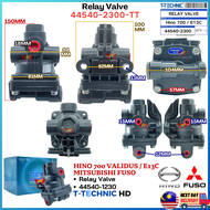 44540-2300-TT Hino 700 Validus E13C Mitsubishi Fuso Relay Valve Injap Geganti Brake Relay Valve T-