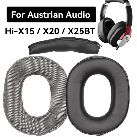 X25BT Earpads For Austrian Audio Hi-X15 Hi-X20 Hi-X25BT HI X15 X20 X25BT Headpad Headphone
