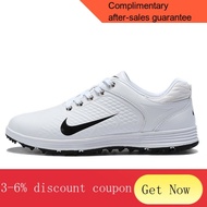 golf Men's and Women's Golf Shoe Fixed Spike Waterproof Non-Slip Leather Golf Men's Shoes Nail-Free Golf Women's Shoes