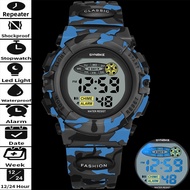 Synoke Kid's Sport Watch for Gift Fashion Camo Strap Led Waterproof Children Digital Wristwatch with