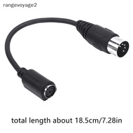 [rangevoyage2] MD 6-pin Female to DIN 5-pin Male Cable Ps2 Keyboard and Mouse Transmission Cable [MY