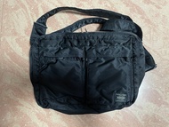 PORTER TANKER斜背包Black Nylon Shoulder Bag