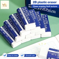 2B White Plastic Eraser Exam Writing Art Pencel Rubber School Office Stationery Pemadam Pensel