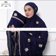 [COD] Mukena Dewasa Bunga Hana Exclusive Mewah Elegan Bordir Tebal Free Tas