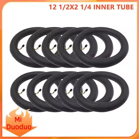 Electric Bicycle Tire Inner Tube, 12 Inch Size 12 1/2 By 2 1/4, High-Quality Camera Tube Replacement