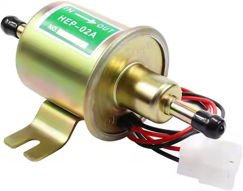 Universal 12V Low Pressure Electric Fuel Pump for Lawn Mowers, Engines & More - 2.5-4psi