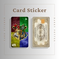 HARRY POTTER CARD STICKER - TNG CARD / NFC CARD / ATM CARD / ACCESS CARD / TOUCH N GO CARD / WATSON CARD