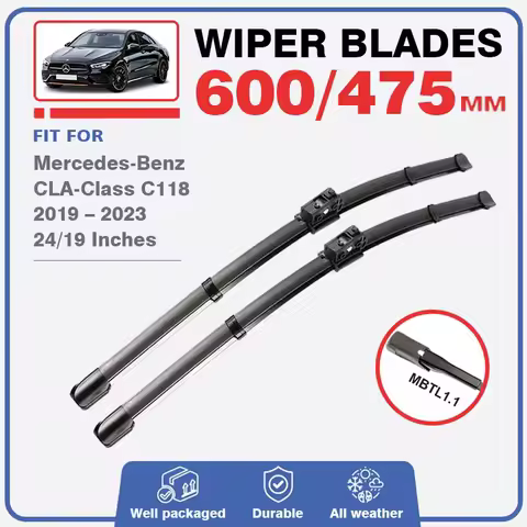 Windshield Wiper Blades For Mercedes Benz CLA Class C118 W118 2019 - 2023 Windscreen Glass Wiper Car
