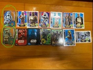 Topps 雜卡 match attax, Star Wars(force attax, avengers(hero attax), Pokémon card