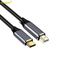 Ptsygantl USB C To Mini DisplayPort Cable High Resolution 4K 60hz Connector For Desktop Laptop Projector Monitor Phones 1.8M