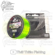 Dây Cước Câu Cá One Ocean Revenger Cuộn Dài 200m Màu Xanh Đọt Chuối Hồng 100% Nylon Monofilament