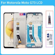 For Motorola Moto G73 LCD Display+Touch Panel Screen Sensor Digitizer Assembly Replacement For Moto 