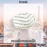 iCONiC - Bonjour Madmoiselle MASK #4434  - หน้ากากผ้า หน้ากากอนามัย รุ่นใหม่ ล่าสุด ออกแบบ เพื่อ Working Woman โดยเฉพาะ ดีไซน์ โก้หรูหรา