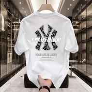 MLB Distro T-Shirt Outlets Men's MLB T-Shirt Combed Short Sleeve T-Shirt Trend 2025 Stylish Tee Offi