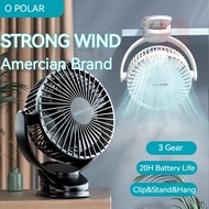 Opolar Portable 5 Inch Fan Portable Fan Strong Wind USB Fan, Desktop Fan, Stroller Fan or Clip Fan,5000 mAh Portable Fan Strong Wind Usb Fan,5-inch Rechargeable Desk Fan Usb Car Fan For stroller fan,portable aircon,Air Purifier,portable battery fan