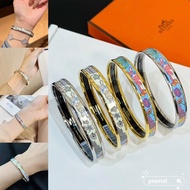 1 Genuine HERMES "Tea For Two" Enamel Bracelet