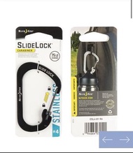 NiteIze SlideLock®鋁登山扣＃4  Nite ize 鎖匙扣
