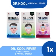 DR.KOOL Fever - Fever Compress Plaster for Children to Reduce Fever Kids Plaster