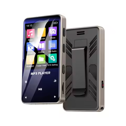 Bluetooth 5.0 MP3 Player Sports Clip on Walkman HIFI Music Player with Recording Function FM Radio E