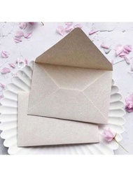 10入組華麗中式風格亞麻信封和信紙套裝,包括牛皮紙、特殊紙、請柬、明信片和蠟封信封