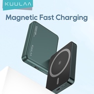 【50% OFF Voucher】KUULAA 5000mAh Magnetic Wireless PowerBank for iPhone 15/14/13/12 Series Super Mini