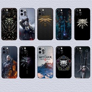 for iPhone 5 5S 6 6S 7 8 Plus Witcher game Soft black TPU phone case