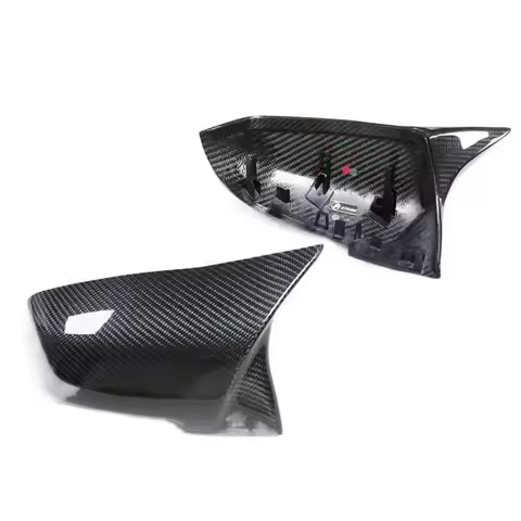 Suitable for BMW 1234 Series 3GT/320/420 F30 Dry Carbon Fiber Horn Replacement Rearview Mirror Cover