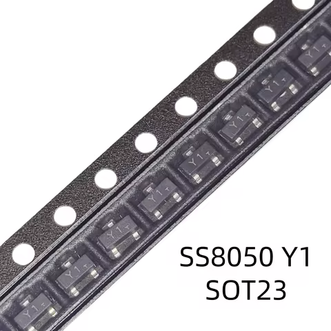 100PCS SS8050 SOT23 MMBT8050 SOT MMBT8050LT1G SMD Y1 SOT-23 Double S high current triode new transis