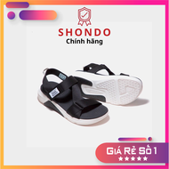 [FREESHIP] Giày Sandals Nam Nữ SHONDO F7 Sport - ĐẾ TRẮNG QUAI ĐEN