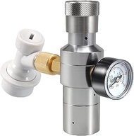 Beer Keg Charger Dispenser, Mini CO2 Regulator 0-30 PSI Keg Kit, Cornelius Beer keg Regulator with 3