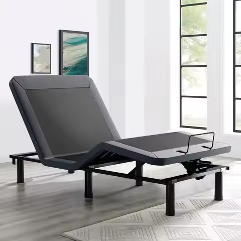 BestsellerCost-effective Twin XL Adjustable Bed Frame with Wireless Remote, Electric Bed, Zero Gravi
