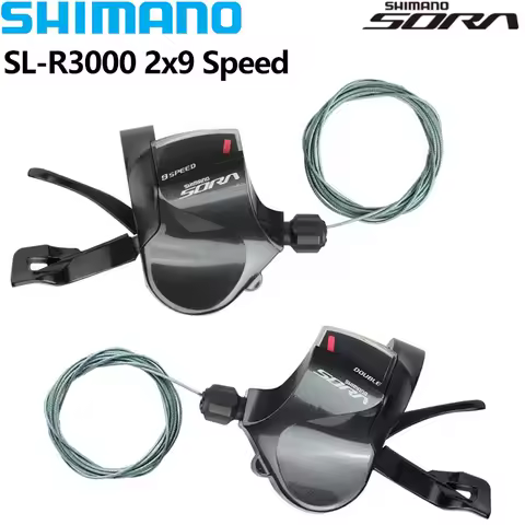 SHIMANO SORA R3000 Shifter Lever 2S 9 Speed SL-R3000 Right Left Shifters Triggle A Pair Shifter Road