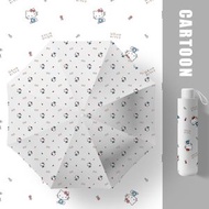 三麗鷗正版HelloKitty自動雨傘卡通女防曬傘晴雨兩用KT貓遮太陽傘