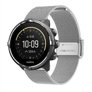 สายนาฬิกาโลหะมิลาน24มม. สำหรับ Suunto 9 7 Baro/suunto D5ข้อมือกีฬาสปาร์ตัน HR/Baro สายรัดนาฬิกาข้อมืออัจฉริยะกำไลข้อมือ Correa Bands