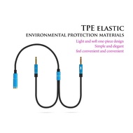 Audio Jack Female To 2 Male Y Splitter Aux Audio Cable 3.5Mm For Pc Headphone Microphone Jack 28Cm