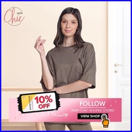 ❡ ☸ ∇ Inspi Chic Oversized With Pocket Trendy Earth Plain Shirt For Women Boxy Fit Aesthetic Tops O