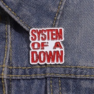 Degenerate System Rock Band Brooch Backpack Badge Music Peripheral Gift