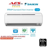 CAN INSTALL 3 STAR Daikin FTV-P Series Air Conditioner 1HP Non Inverter R32 Gas Aircon 1.0HP FTV28PB