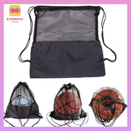 DIACHAVN Ball Storage Backpack, Portable  Basketball Cover Mesh Bag, Ball Carrying Black Basketball 