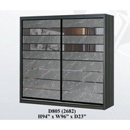 Almari Baju Almari Pakaian Wardrobe 8x8 kaki