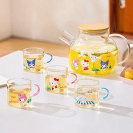 Hello Kitty 水樽 茶壺 套裝 玻璃杯 水怪 水杯 水壺 kuromi my melody 玉桂狗 肉桂狗 cinnamoroll pc狗 pochacco 布丁狗 布甸狗 little t