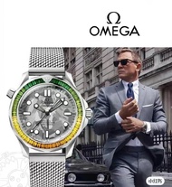【熱賣】歐米茄-OMEGA海馬紀念007版全自動機械機芯手錶 316L精鋼表殼 商務休閒腕錶鋼帶手錶 實物拍攝 放心下標