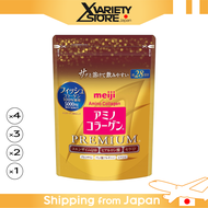 Meiji Amino Collagen Premium Powder 196g Coenzyme Q10 Hyaluronic Acid Ceramide Glucosamine Amino Acid Vitamin C Fish Collagen, Shipping from Japan