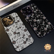 Drake Simple Solid Color Frosted Electroplate Lens Protection Phone Case Compatible for iPhone 16 Pr