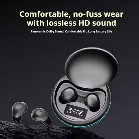 Y20 Wireless Sleep Earbuds Bluetooth 5.4 In Ear Small Sleeping Sport Headphones TWS Mini Invisible H