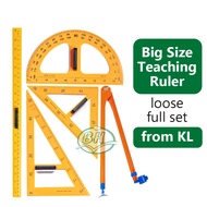 Mathematical Drawing Set / Teaching Ruler Set, Loose/Full Set (100cm Ruler, Compass, Protractor/Prot