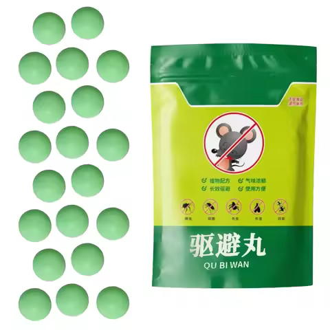 Peppermint Oil Rodent Repellent Balls - Eco-Friendly Mice/Rat Deterrent for Car Engine, Garage & Hom