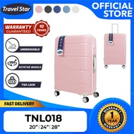 (10 YEARS UNBREKABALE WARRANTY) Travel Star TNL018 Signature Unbreakable Polypropylene PP Luggage Ba