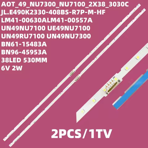LED Backlight Strip for UN49NU7100 UE49NU7172 UN49NU7200 49NU7100 AOT_49_NU7300 UE49NU7379 JL.E490K2