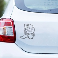 Cowgirl Boots Decal, Cowgirl Car Decal, Country Girl Decal, Cowboy Boots Decal, Car Sticker